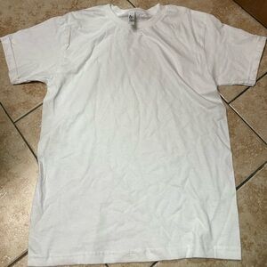 American Apparel White Basic T-Shirt